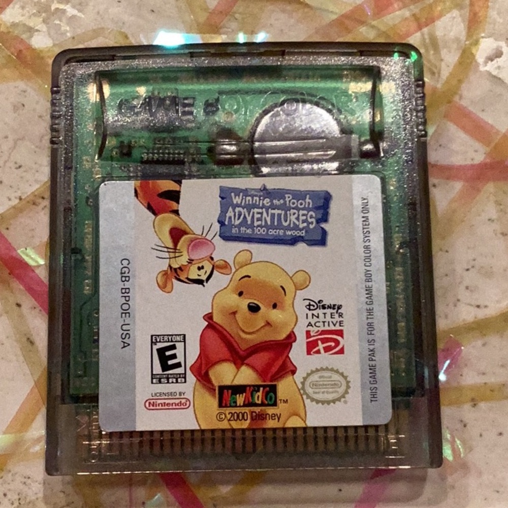 Winnie The Pooh Adventures Gameboy Color Game Nintendo Game Boy Authentic